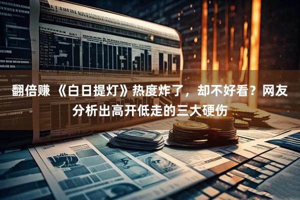 翻倍赚 《白日提灯》热度炸了，却不好看？网友分析出高开低走的三大硬伤